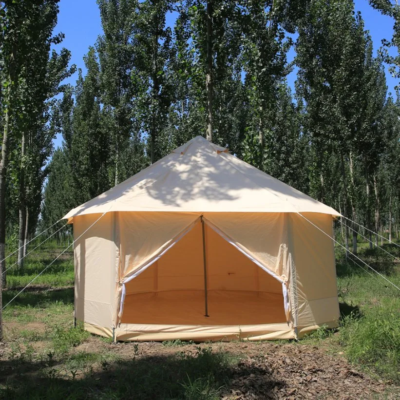 Luxury Modern 4 Season Tenda De Luxo Family Mongolian Yurt for Sale